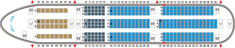 A350 seatmap